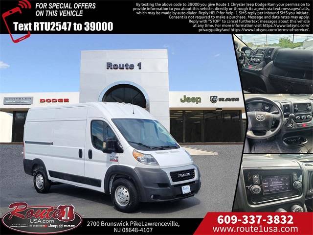 2020 Ram ProMaster Cargo Van 1500 — Cargo Van — 115,206 mi — Lawrenceville, NJ