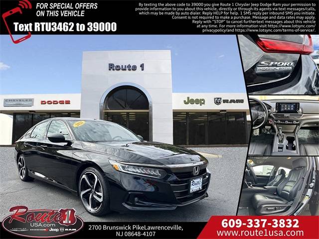 2021 Honda Accord Sport SE — Sedan — 88,914 mi — Lawrenceville, NJ
