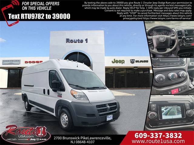 2018 Ram ProMaster Cargo Van 2500 — Cargo Van — 103,435 mi — Lawrenceville, NJ