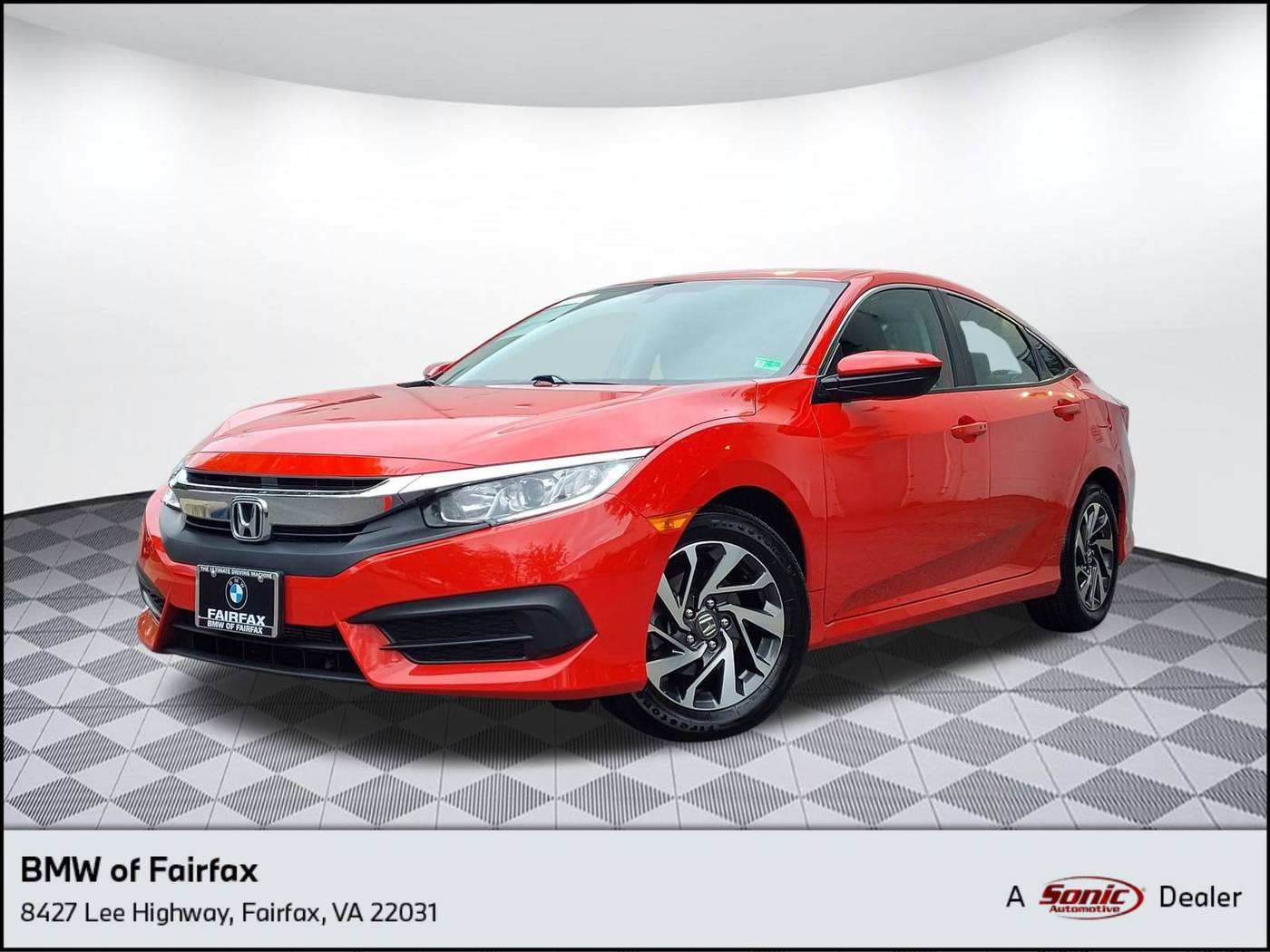 2017 Honda Civic EX — Sedan — 68,038 mi — Fairfax, VA