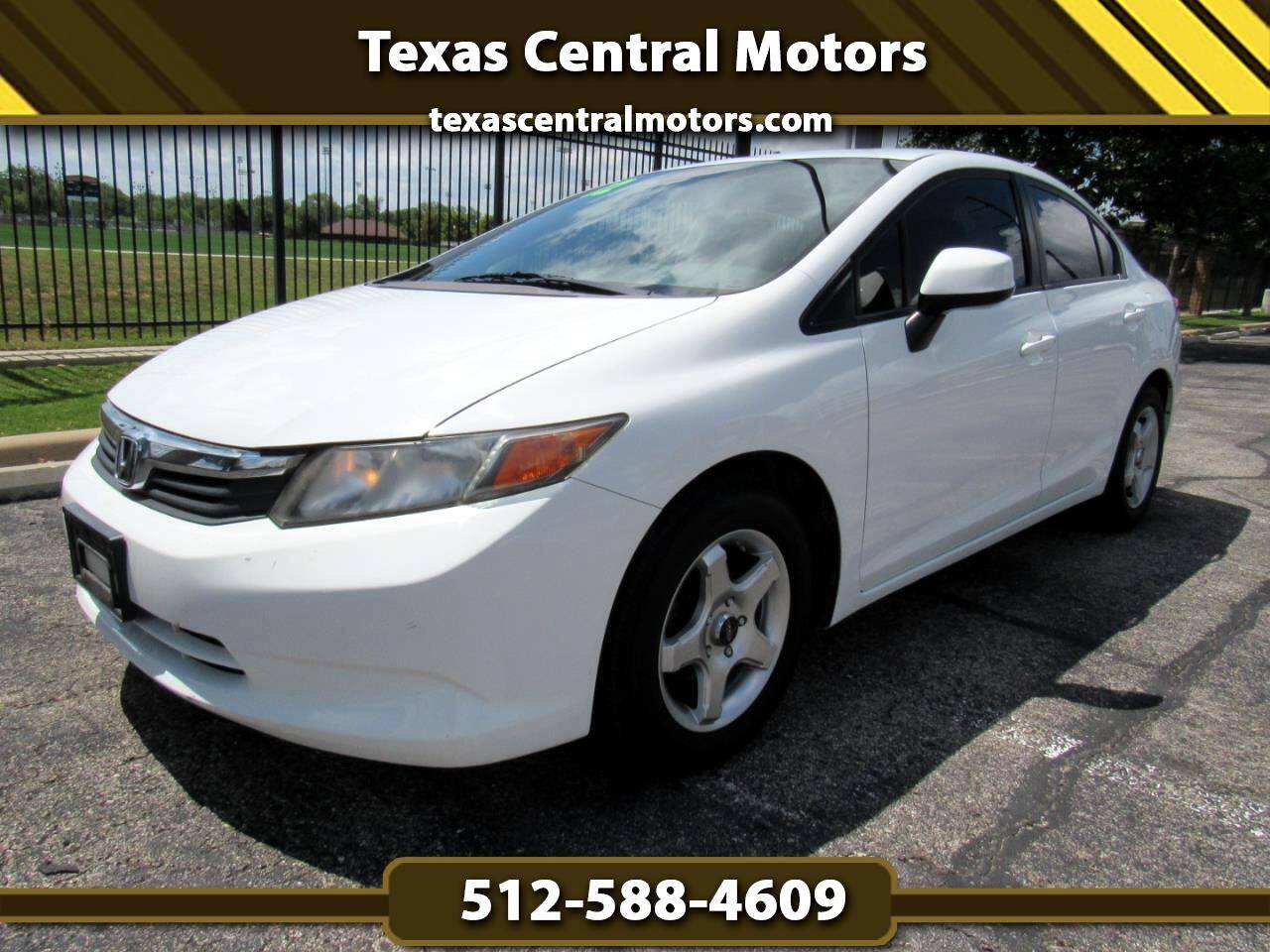 2012 Honda Civic LX — Sedan — 116,109 mi — Austin, TX