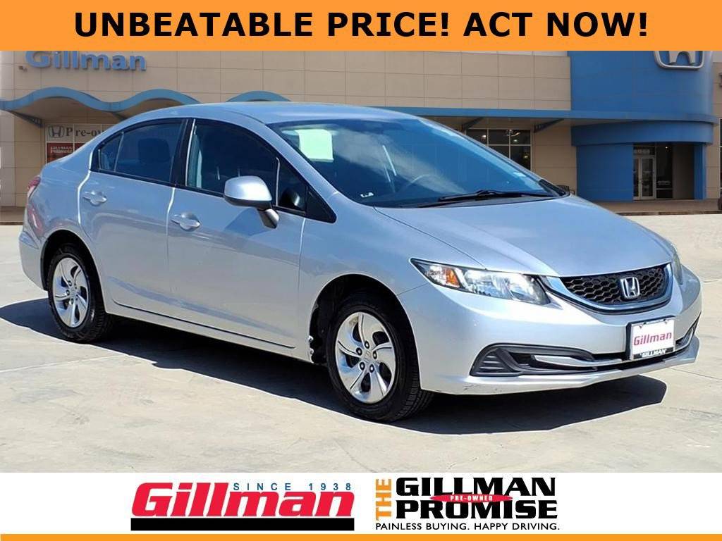 2013 Honda Civic LX — Sedan — 107,373 mi — Selma, TX