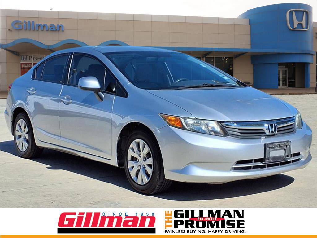 2012 Honda Civic LX — Sedan — 138,643 mi — Selma, TX