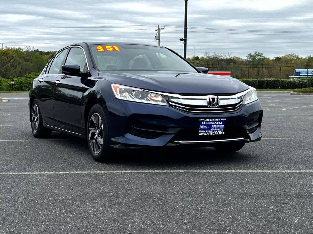 2016 Honda Accord LX — Sedan — 104,673 mi — Edgewood, MD