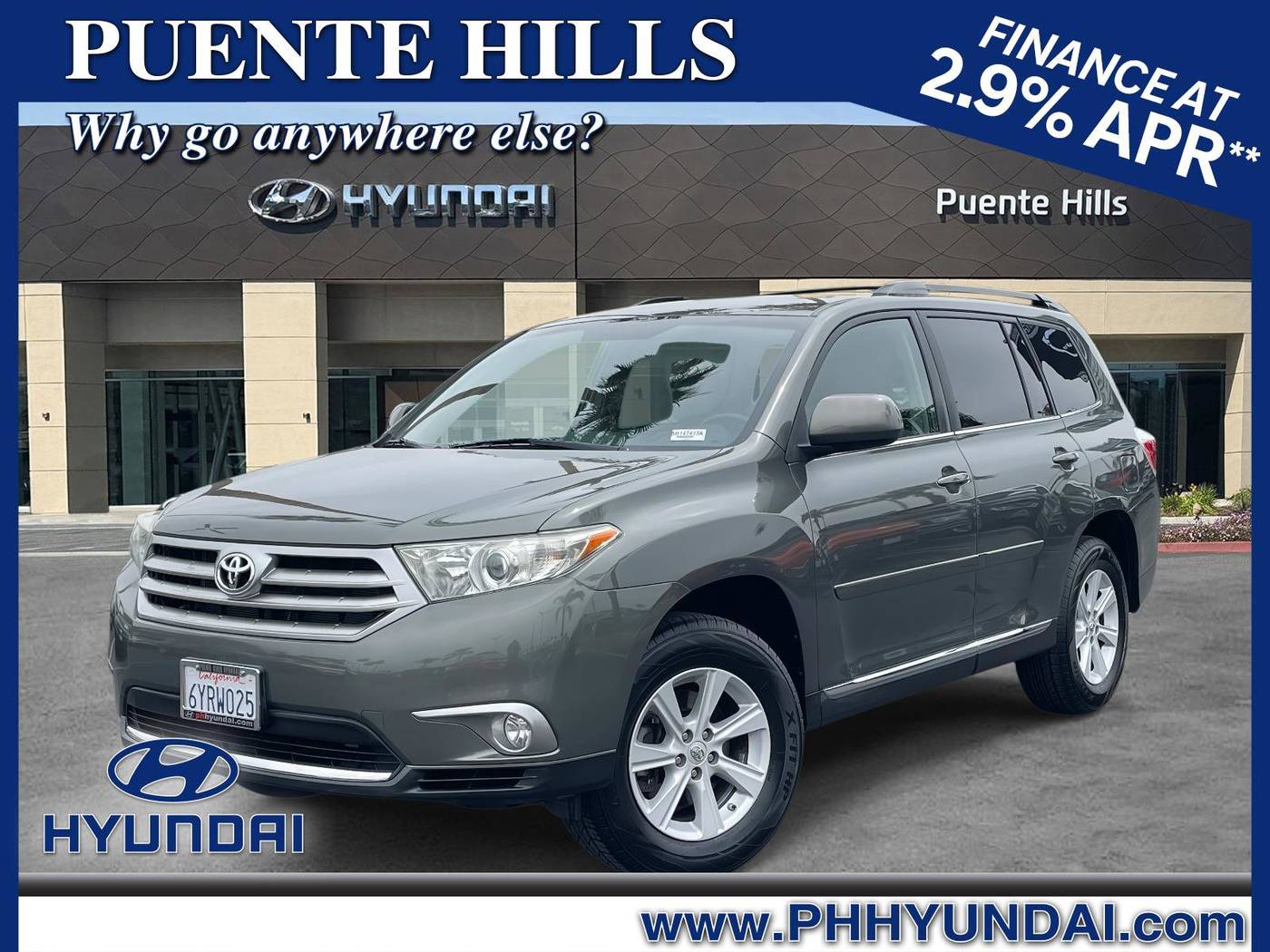 2013 Toyota Highlander Plus V6 — SUV — 52,413 mi — City of Industry, CA