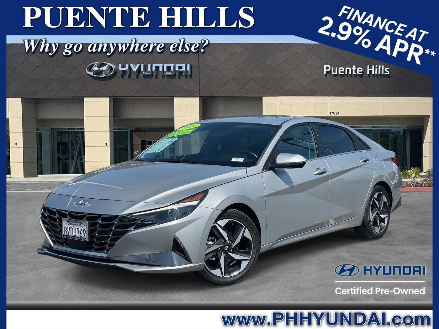 2021 Hyundai Elantra SEL — Sedan — 20,085 mi — City of Industry, CA