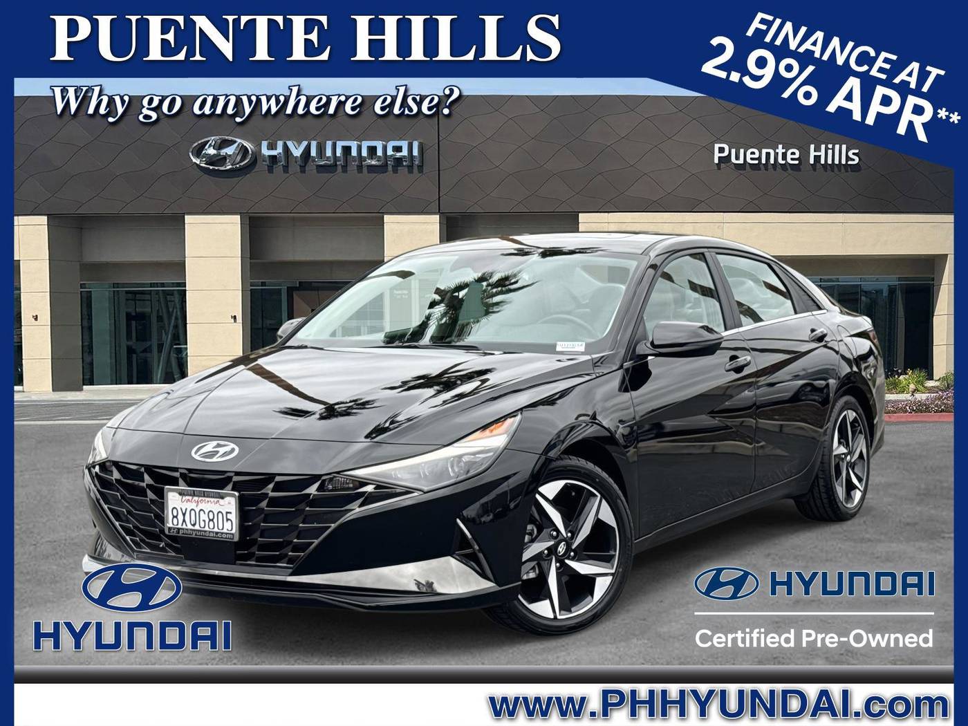 2021 Hyundai Elantra Hybrid Limited — Sedan — 13,150 mi — City of Industry, CA