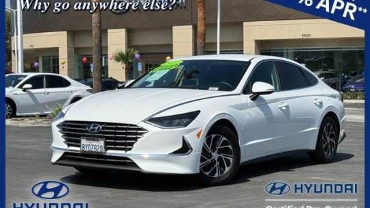 2021 Hyundai Sonata Hybrid Blue — Sedan — 39,634 mi — City of Industry, CA