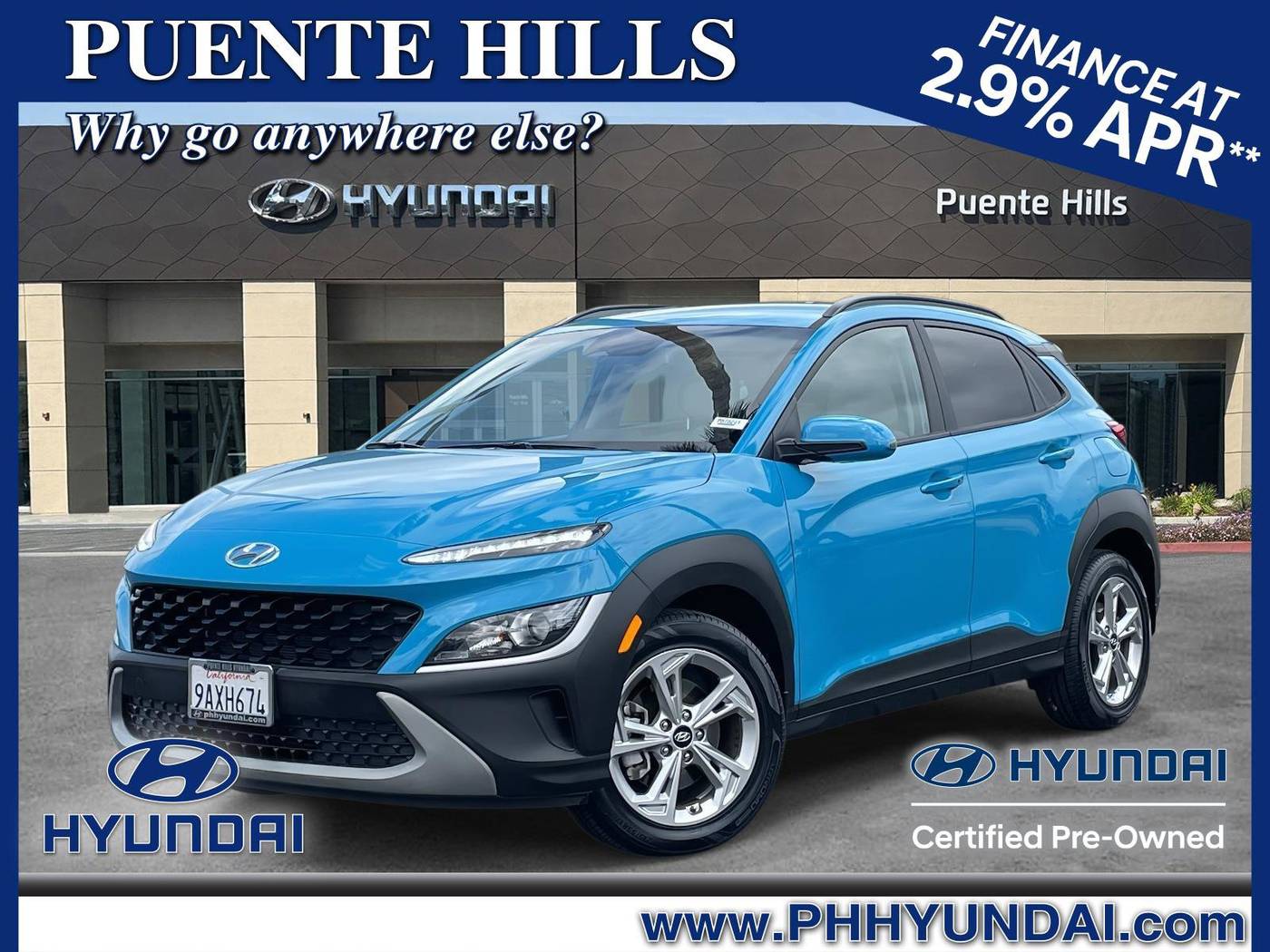 2022 Hyundai Kona SEL — SUV — 28,455 mi — City of Industry, CA