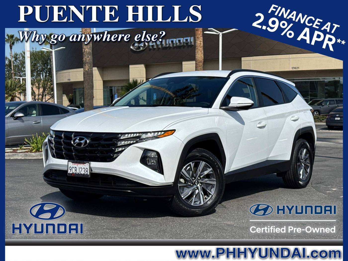 2022 Hyundai Tucson Hybrid Blue — SUV — 45,150 mi — City of Industry, CA