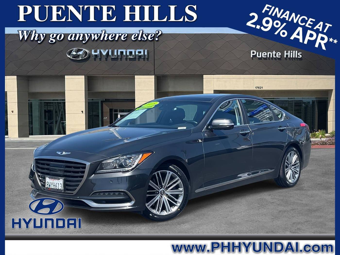 2018 Genesis G80 3.8L — Sedan — 83,557 mi — City of Industry, CA