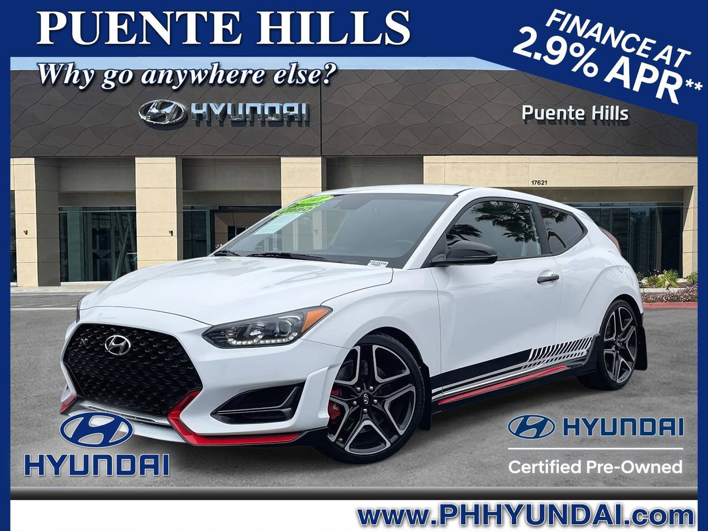 2021 Hyundai Veloster N — Hatchback — 62,509 mi — City of Industry, CA