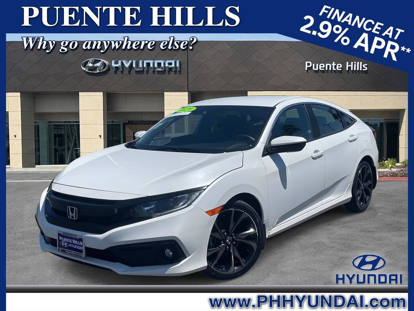 2020 Honda Civic Sport — Sedan — 66,542 mi — City of Industry, CA