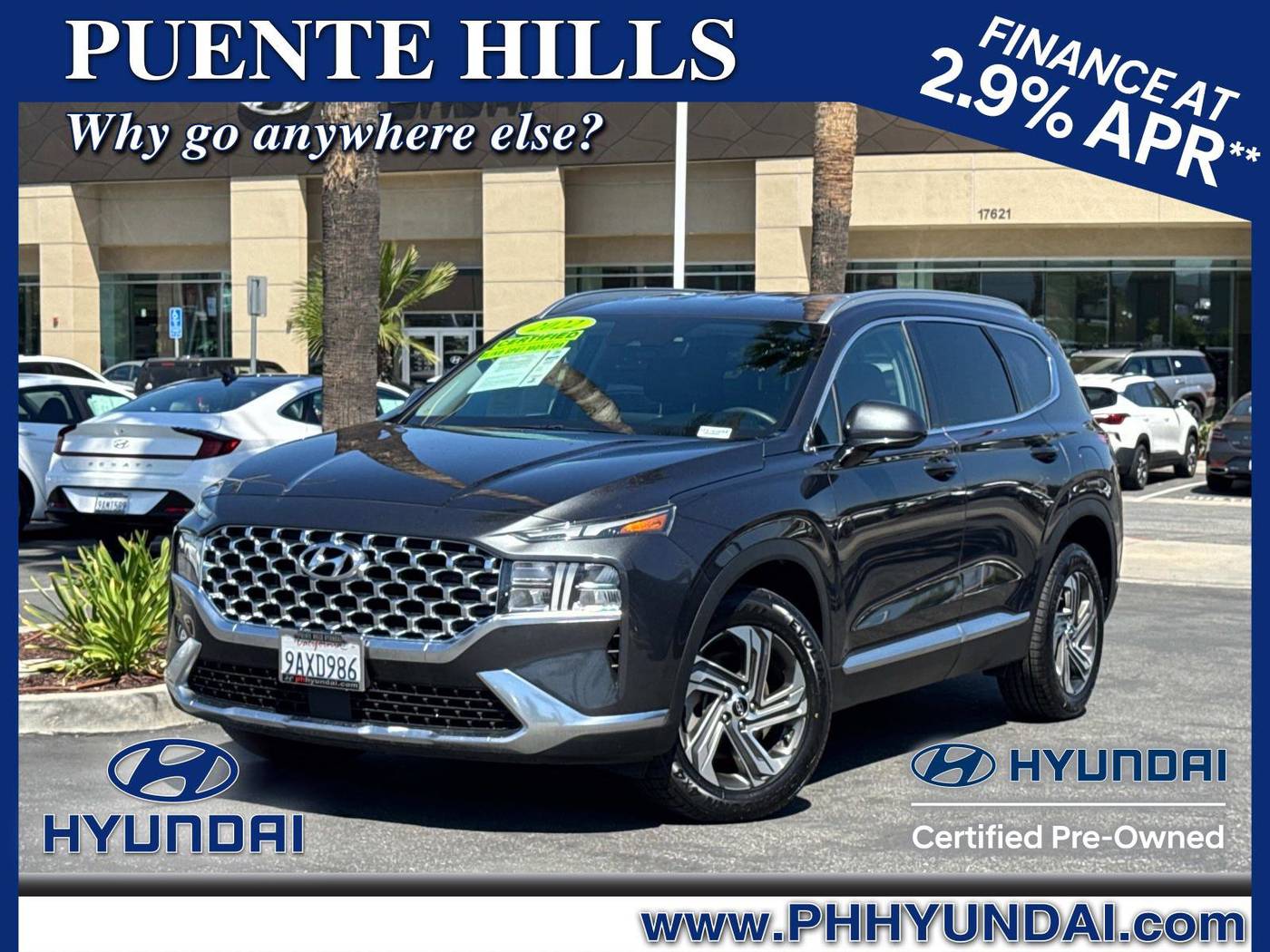 2022 Hyundai Santa Fe SEL — SUV — 57,176 mi — City of Industry, CA