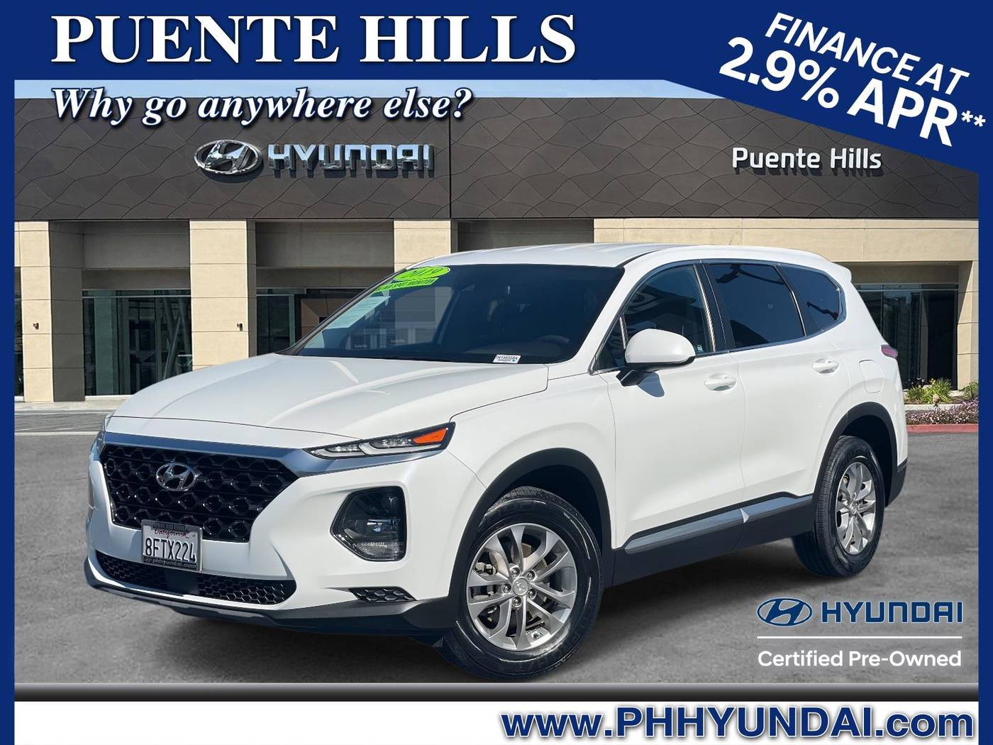2019 Hyundai Santa Fe SE — SUV — 73,911 mi — City of Industry, CA