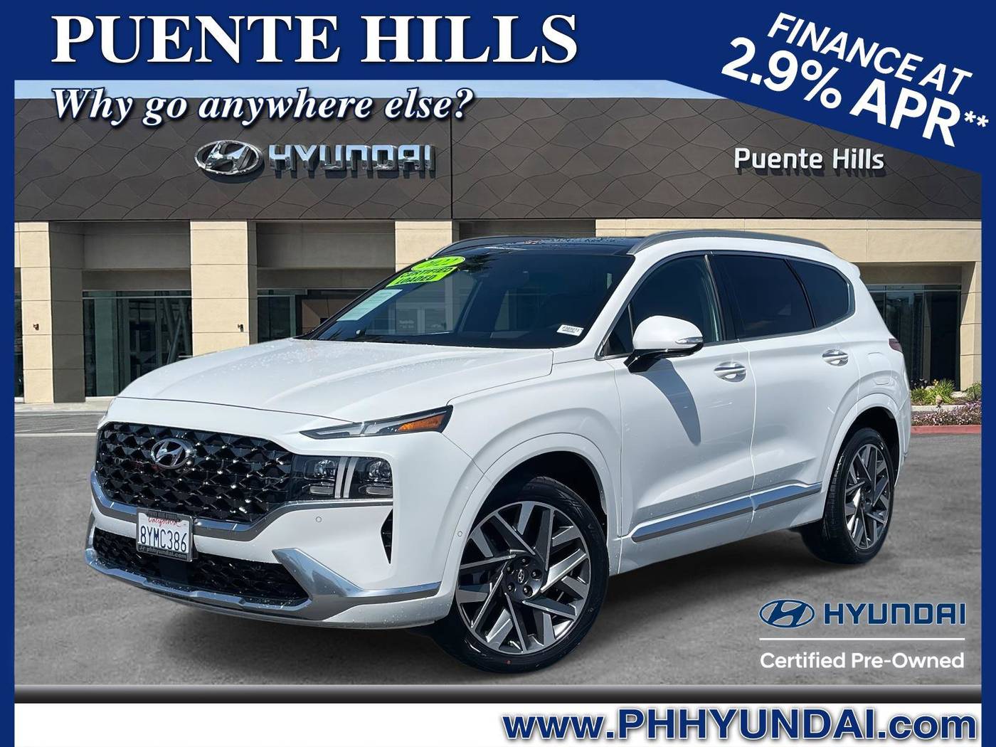 2022 Hyundai Santa Fe Calligraphy — SUV — 30,135 mi — City of Industry, CA