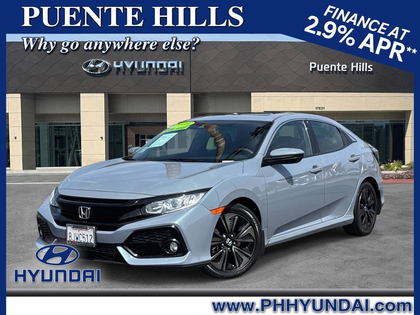 2019 Honda Civic EX — Hatchback — 39,492 mi — City of Industry, CA