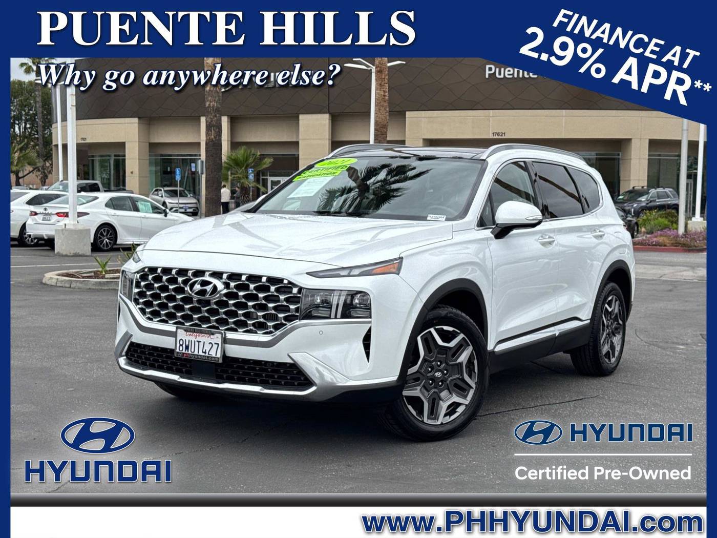 2021 Hyundai Santa Fe Limited — SUV — 32,843 mi — City of Industry, CA