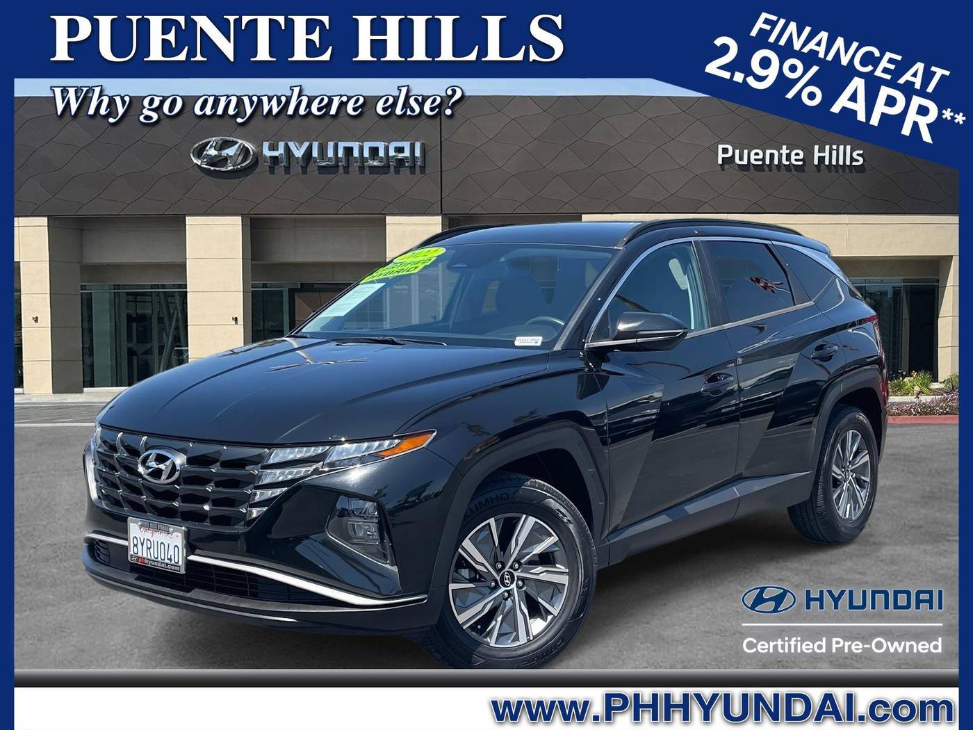 2022 Hyundai Tucson Hybrid Blue — SUV — 54,392 mi — City of Industry, CA
