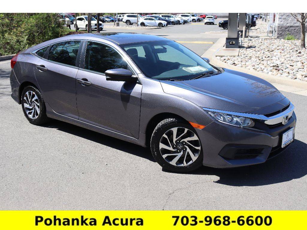 2016 Honda Civic EX — Sedan — 68,887 mi — Chantilly, VA