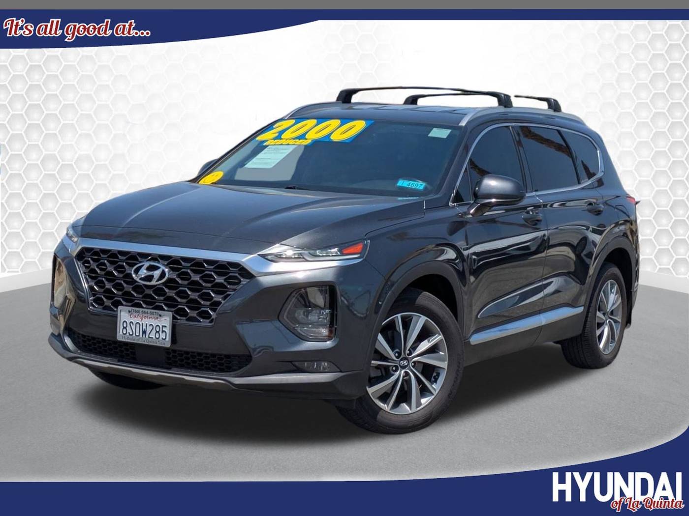 2020 Hyundai Santa Fe SEL — SUV — 79,363 mi — La Quinta, CA
