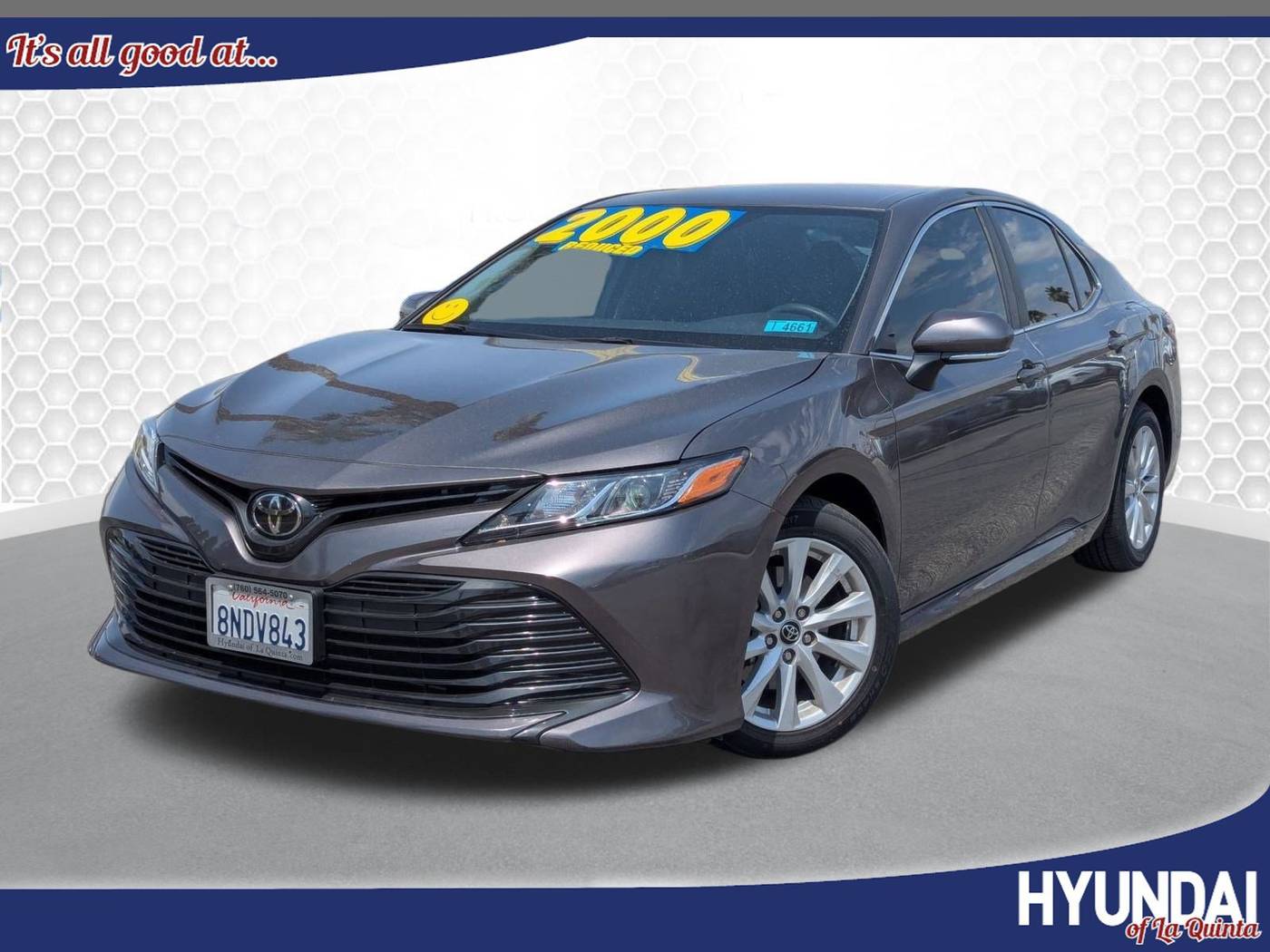 2019 Toyota Camry LE — Sedan — 25,157 mi — La Quinta, CA
