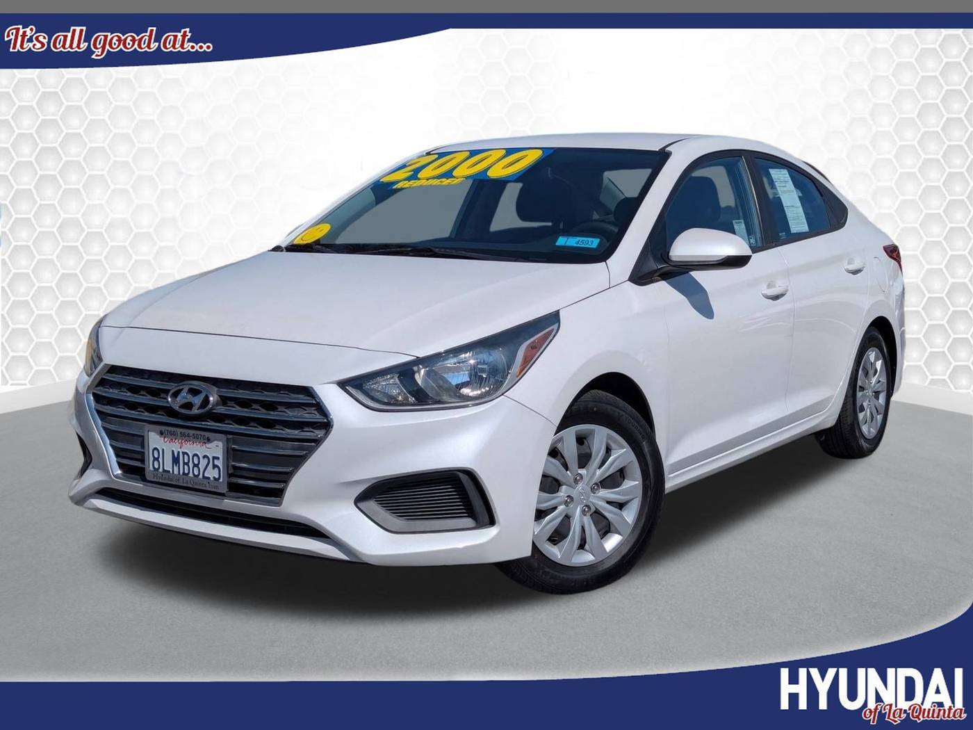 2019 Hyundai Accent SE — Sedan — 28,615 mi — La Quinta, CA