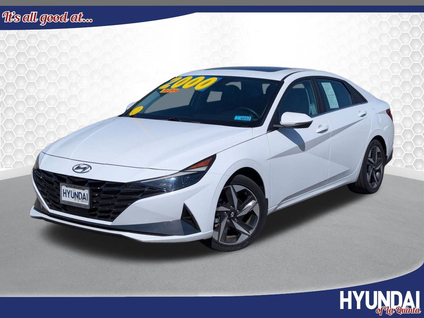2023 Hyundai Elantra Hybrid Limited — Sedan — 18,786 mi — La Quinta, CA