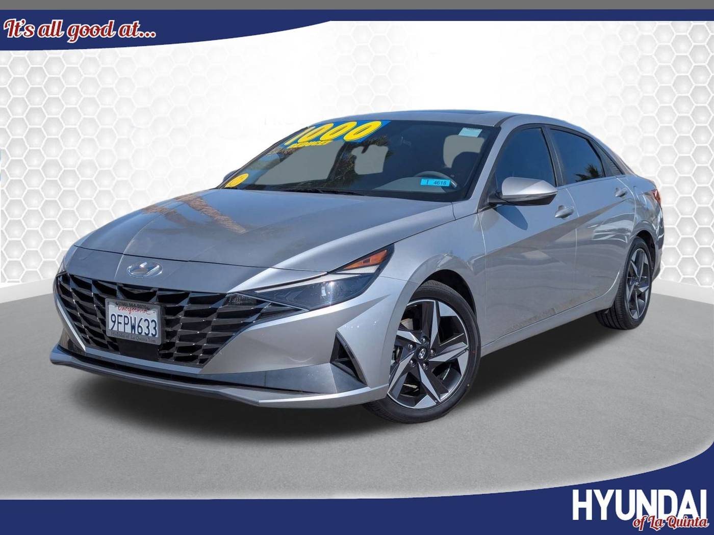 2021 Hyundai Elantra SEL — Sedan — 70,624 mi — La Quinta, CA