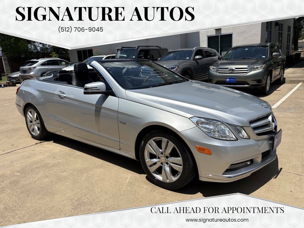 2012 Mercedes-Benz E-Class E 350 — Convertible — 61,177 mi — Austin, TX