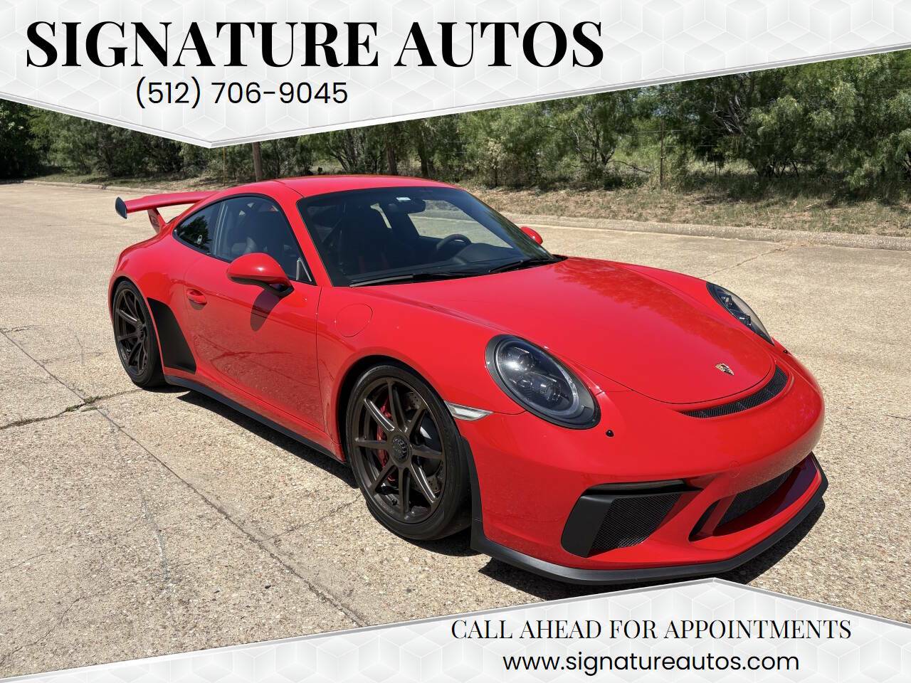 2018 Porsche 911 GT3 — Coupe — 21,499 mi — Austin, TX
