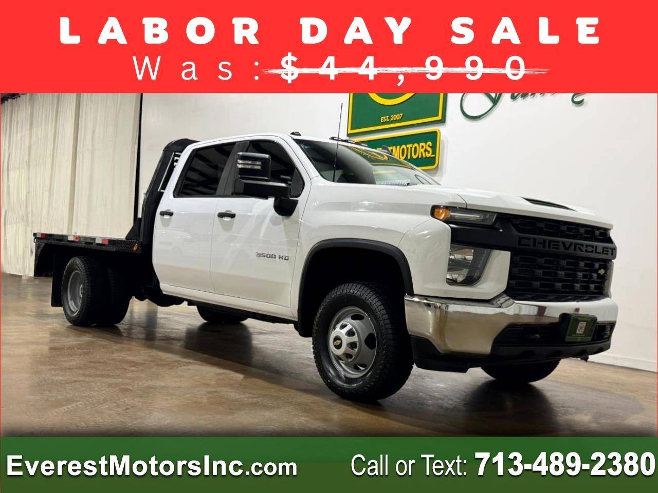 2021 Chevrolet Silverado 3500HD Chassis Cab Work Truck — Chassis Cab Truck — 90,340 mi — Houston, TX