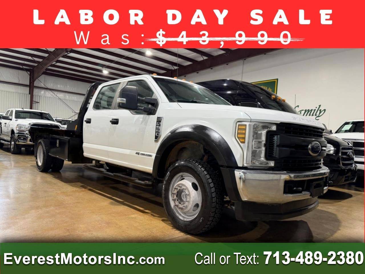2019 Ford Super Duty F-550 Chassis Cab XL — Chassis Cab Truck — 107,371 mi — Houston, TX