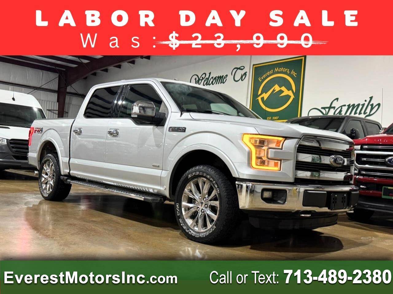 2015 Ford F-150 Lariat — Pickup Truck — 115,565 mi — Houston, TX