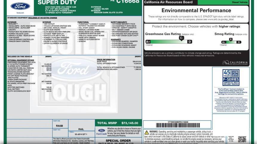 2023 Ford Super Duty F-350 XLT — Pickup Truck — 125,315 mi — Houston, TX