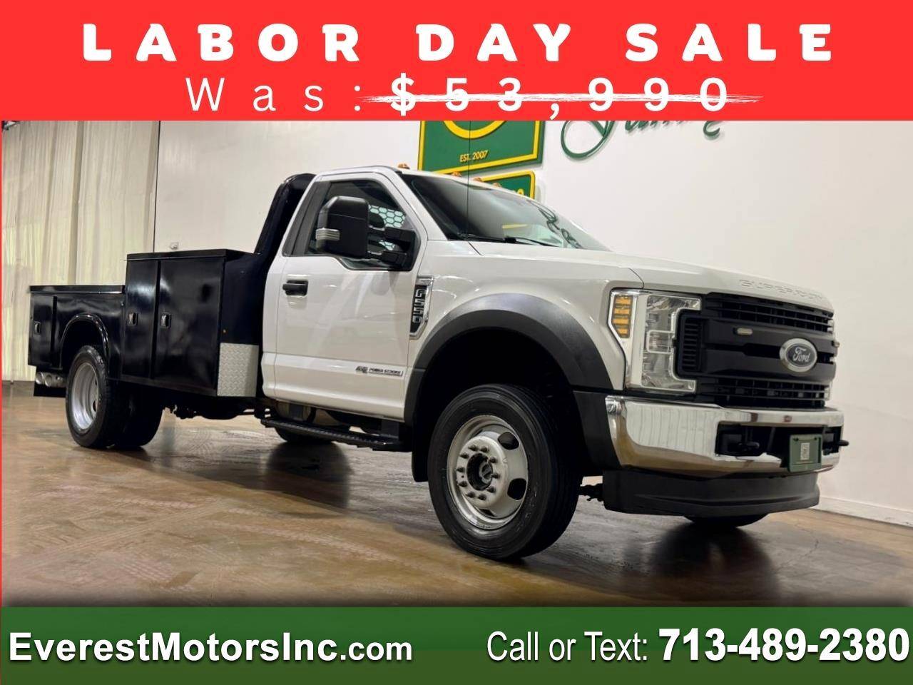 2018 Ford Super Duty F-550 Chassis Cab XL — Chassis Cab Truck — 44,737 mi — Houston, TX
