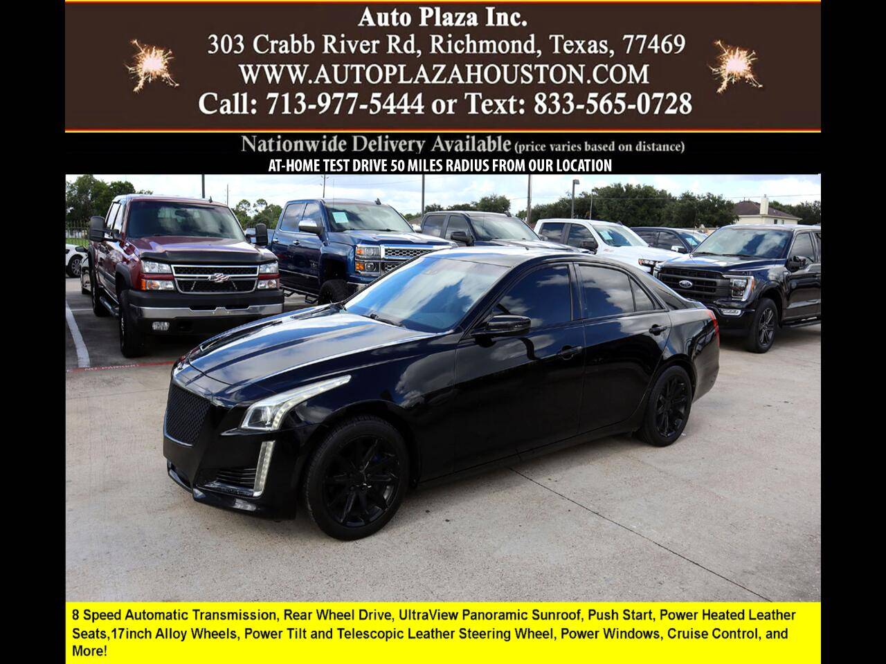 2016 Cadillac CTS Luxury — Sedan — 122,716 mi — Richmond, TX
