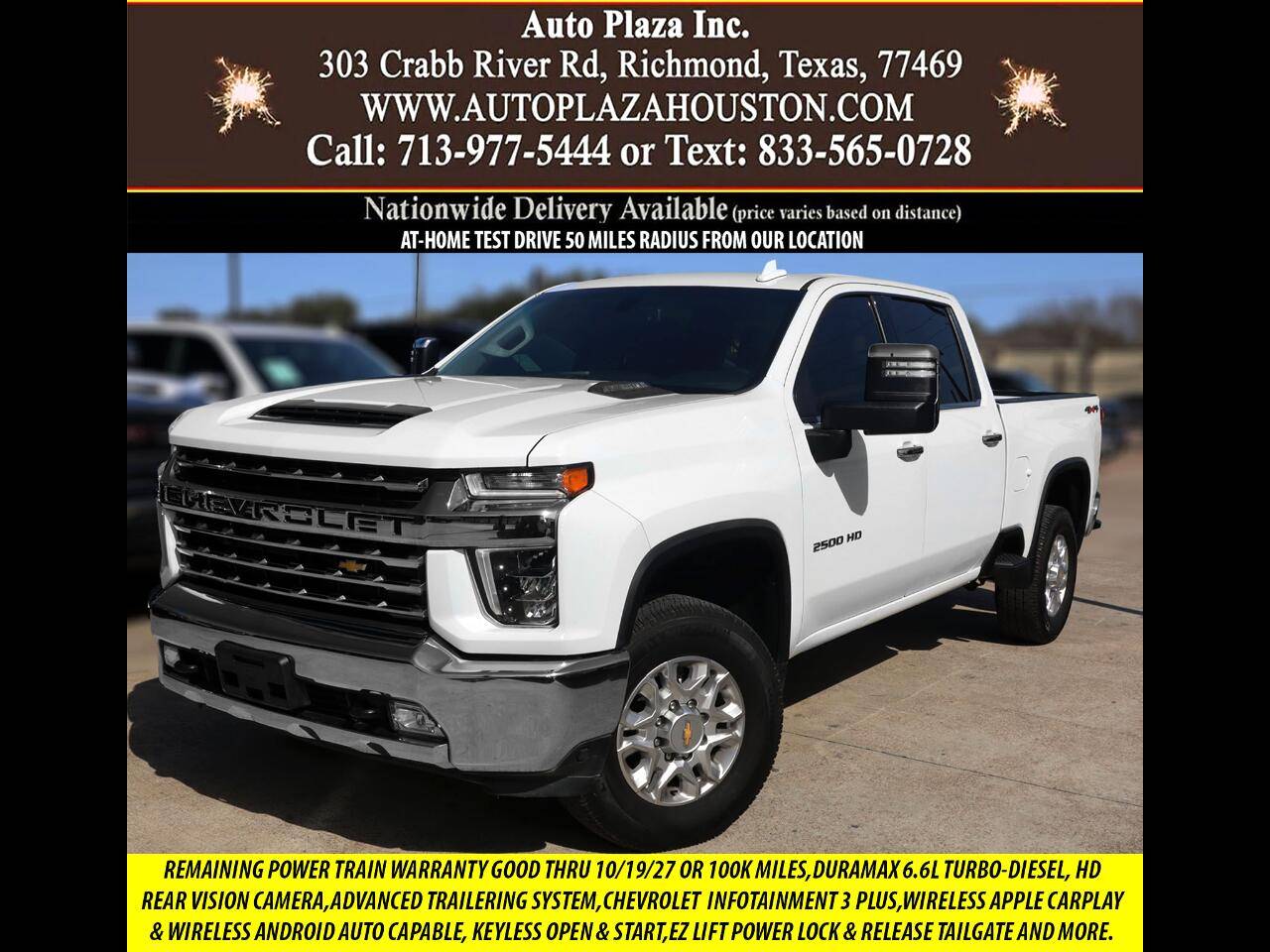 2023 Chevrolet Silverado 2500HD LTZ — Pickup Truck — 60,534 mi — Richmond, TX