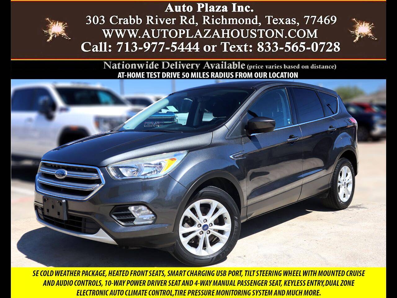 2017 Ford Escape SE — SUV — 53,905 mi — Richmond, TX