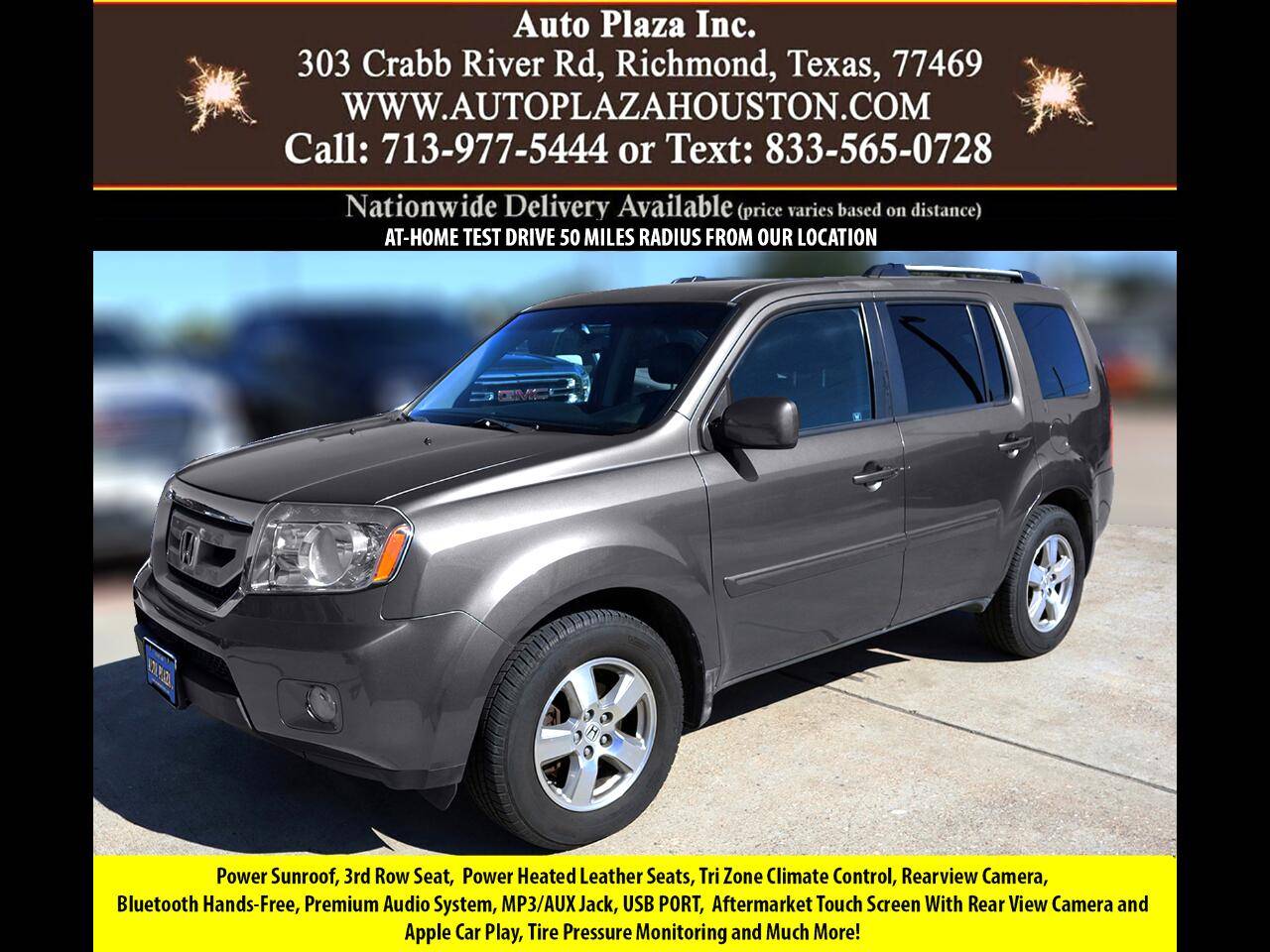 2011 Honda Pilot EX-L — SUV — 104,671 mi — Richmond, TX