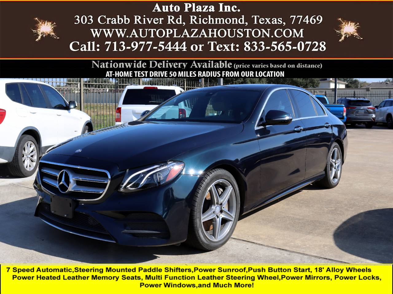 2017 Mercedes-Benz E-Class E 300 — Sedan — 68,925 mi — Richmond, TX