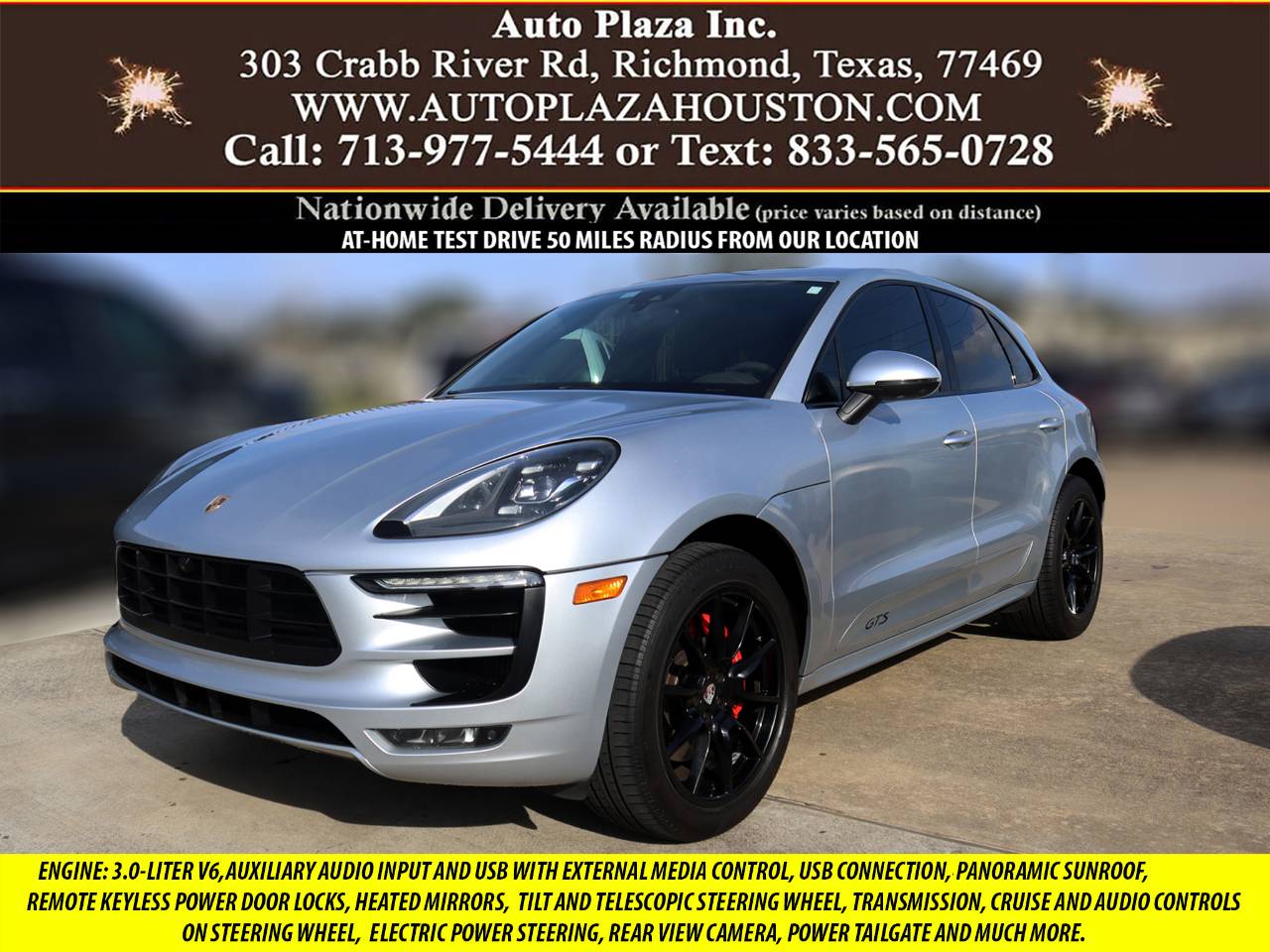 2017 Porsche Macan GTS — SUV — 112,650 mi — Richmond, TX