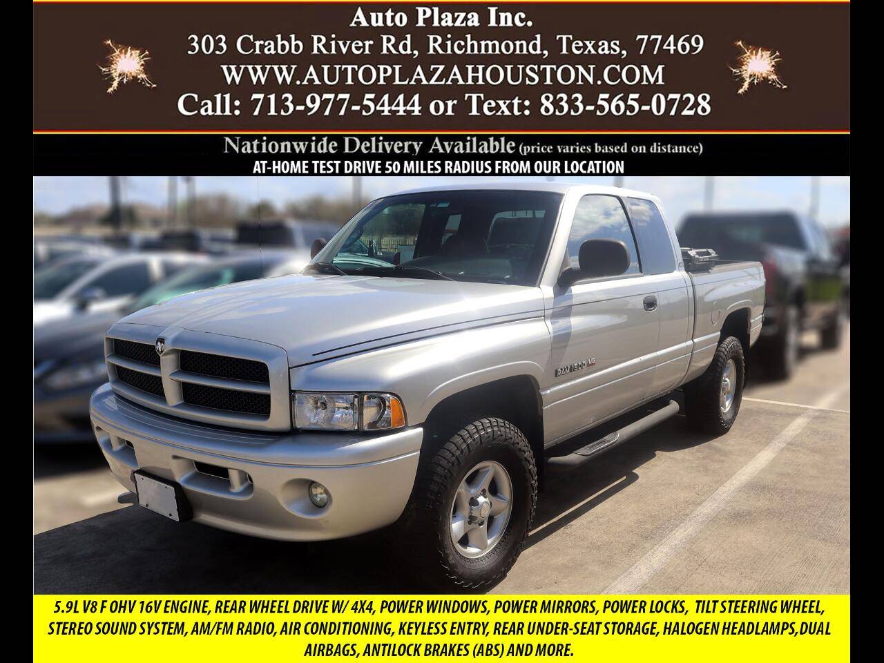 2001 Dodge Ram 1500 Base — Pickup Truck — 66,755 mi — Richmond, TX