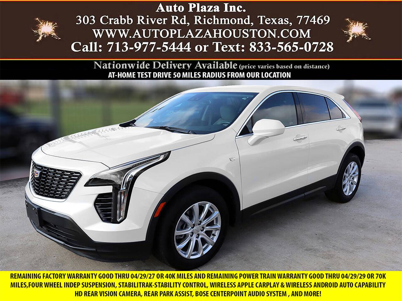 2023 Cadillac XT4 Luxury — SUV — 9,642 mi — Richmond, TX
