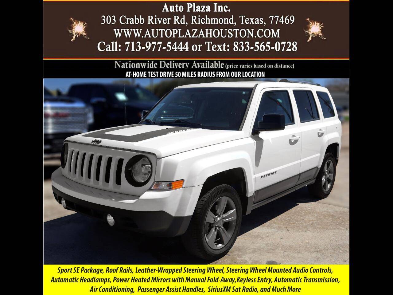 2017 Jeep Patriot Sport SE — SUV — 80,757 mi — Richmond, TX