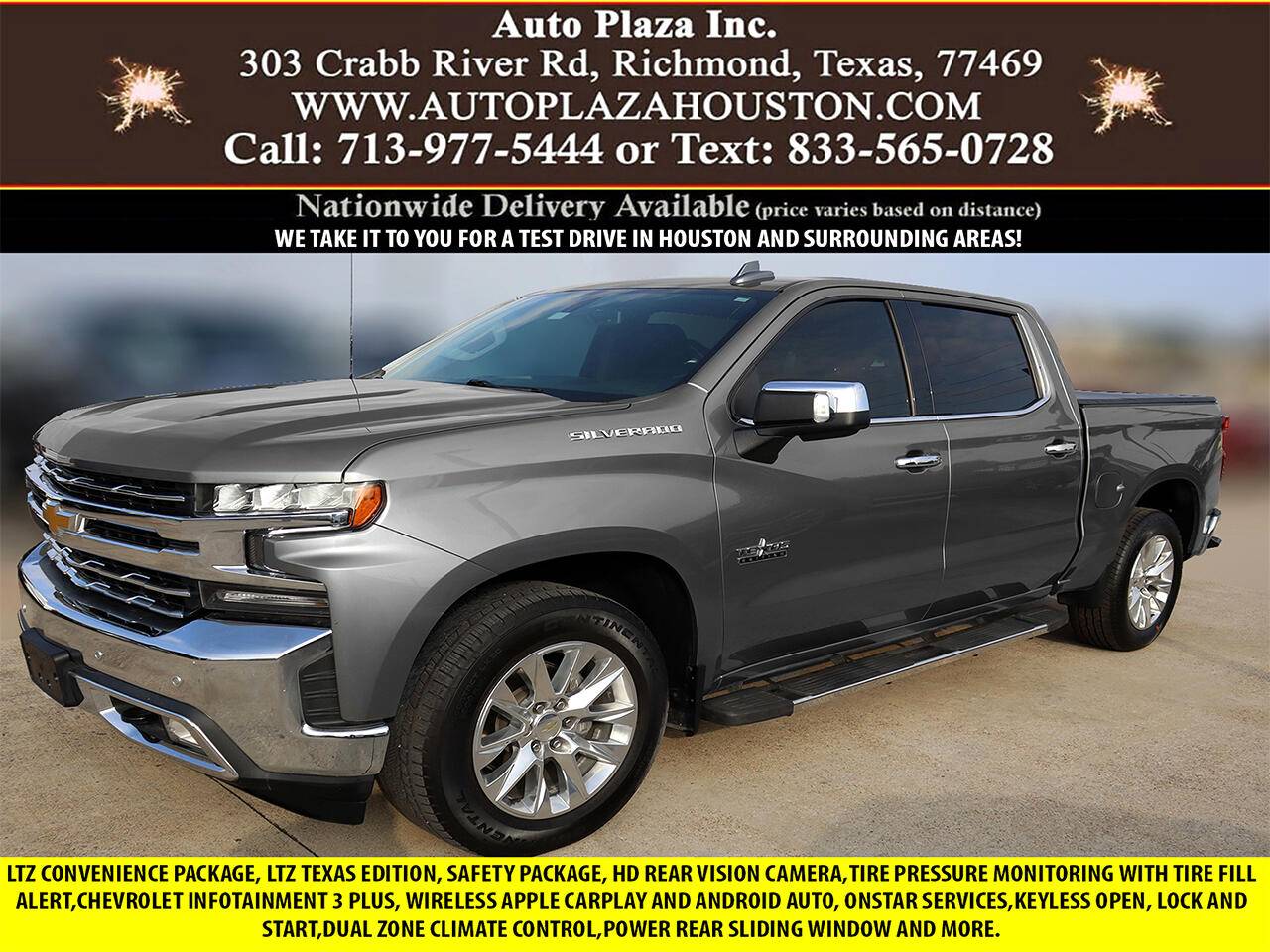 2021 Chevrolet Silverado 1500 LTZ — Pickup Truck — 60,882 mi — Richmond, TX