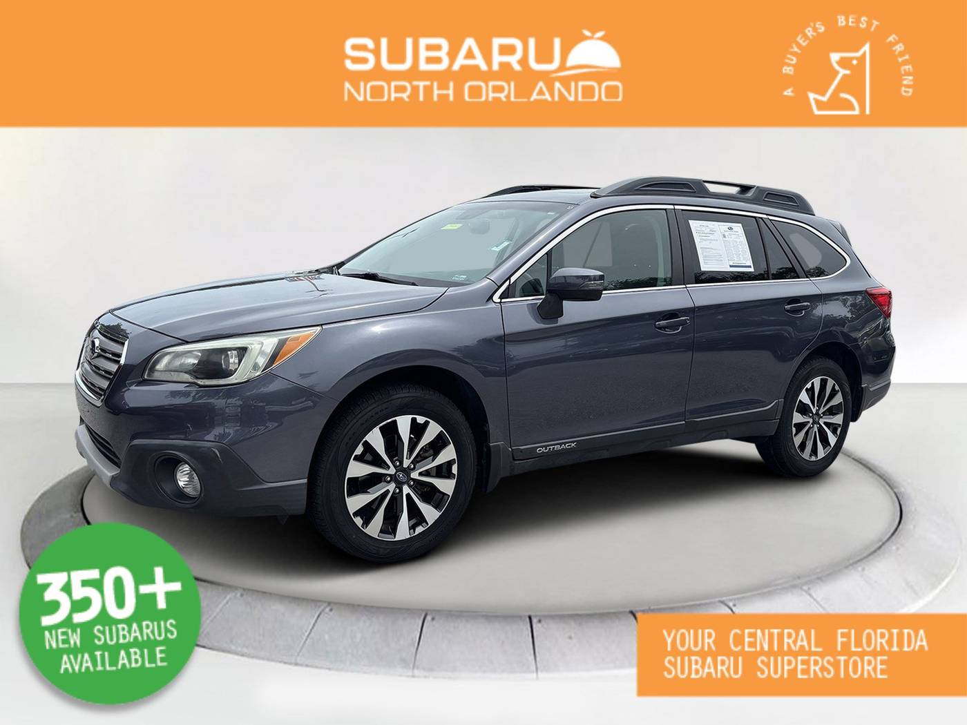 2016 Subaru Outback 2.5i Limited — SUV — 26,569 mi — Sanford, FL