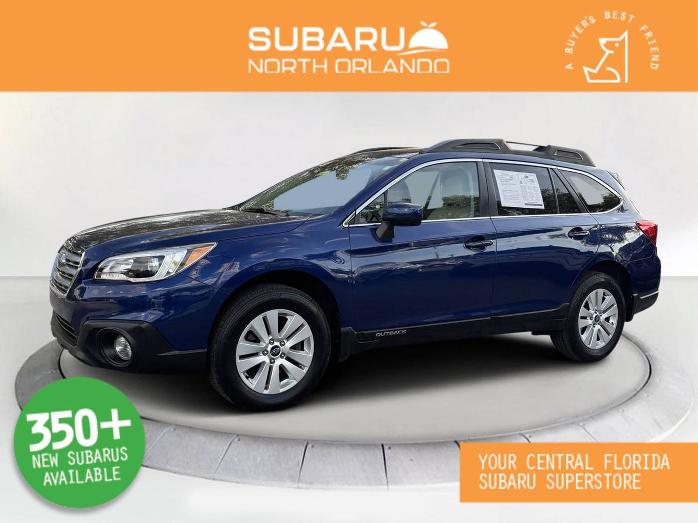 2015 Subaru Outback 2.5i Premium — SUV — 81,557 mi — Sanford, FL
