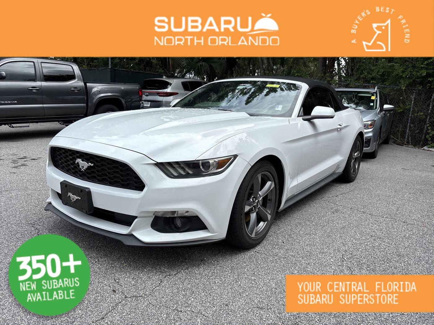 2015 Ford Mustang V6 — Convertible — 89,739 mi — Sanford, FL