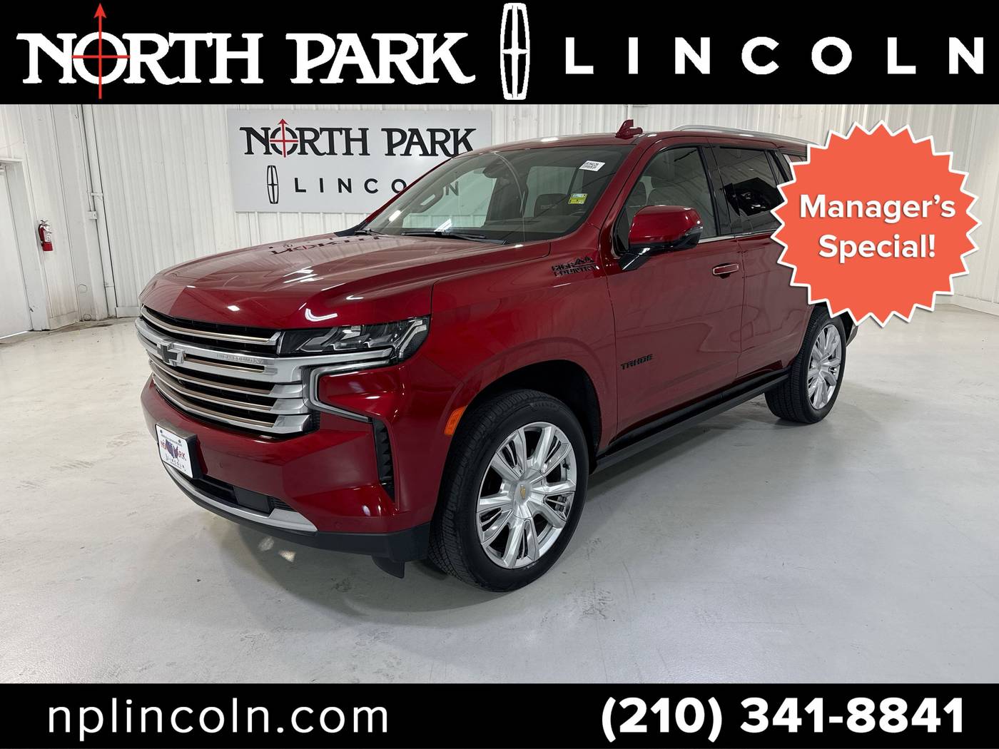 2021 Chevrolet Tahoe High Country — SUV — 54,875 mi — San Antonio, TX